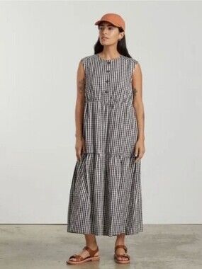 Everlane | Dresses | Everlane Womens Seamed Dress In Stretch Linen In White  Size 8 | Poshmark